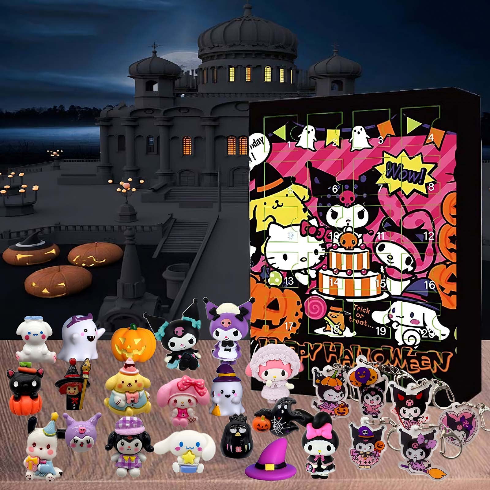 DJKDJL Action Figures Blind Box 24 pcs Sanrio Include Kuromi