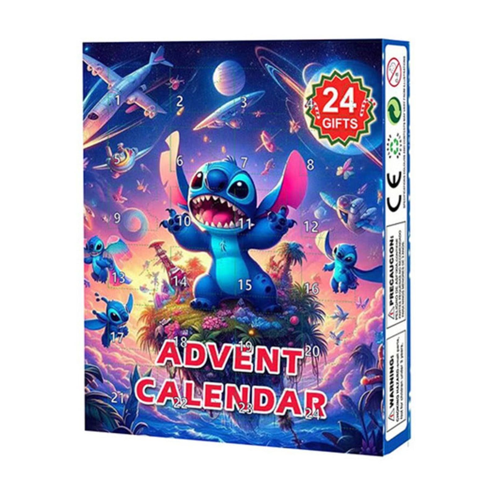 DJKDJL Advent Calendar 2025 24 Pcs LILO & STITCH Action Figures Blind