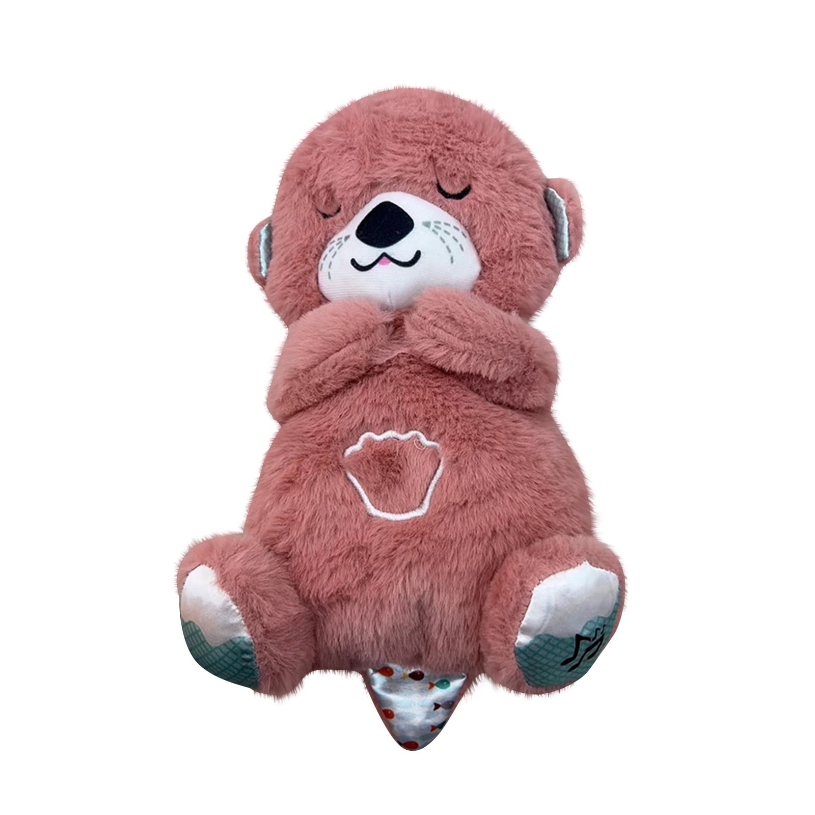 DJKDJL Baby Soothing Otter Plush, Musical Stuffed Animal Plush Toy