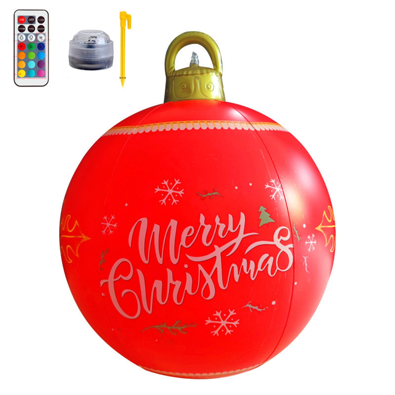 DJKDJL Christmas Decors Ball 24 Inch Decoration Ball Outdoor Xmas PVC
