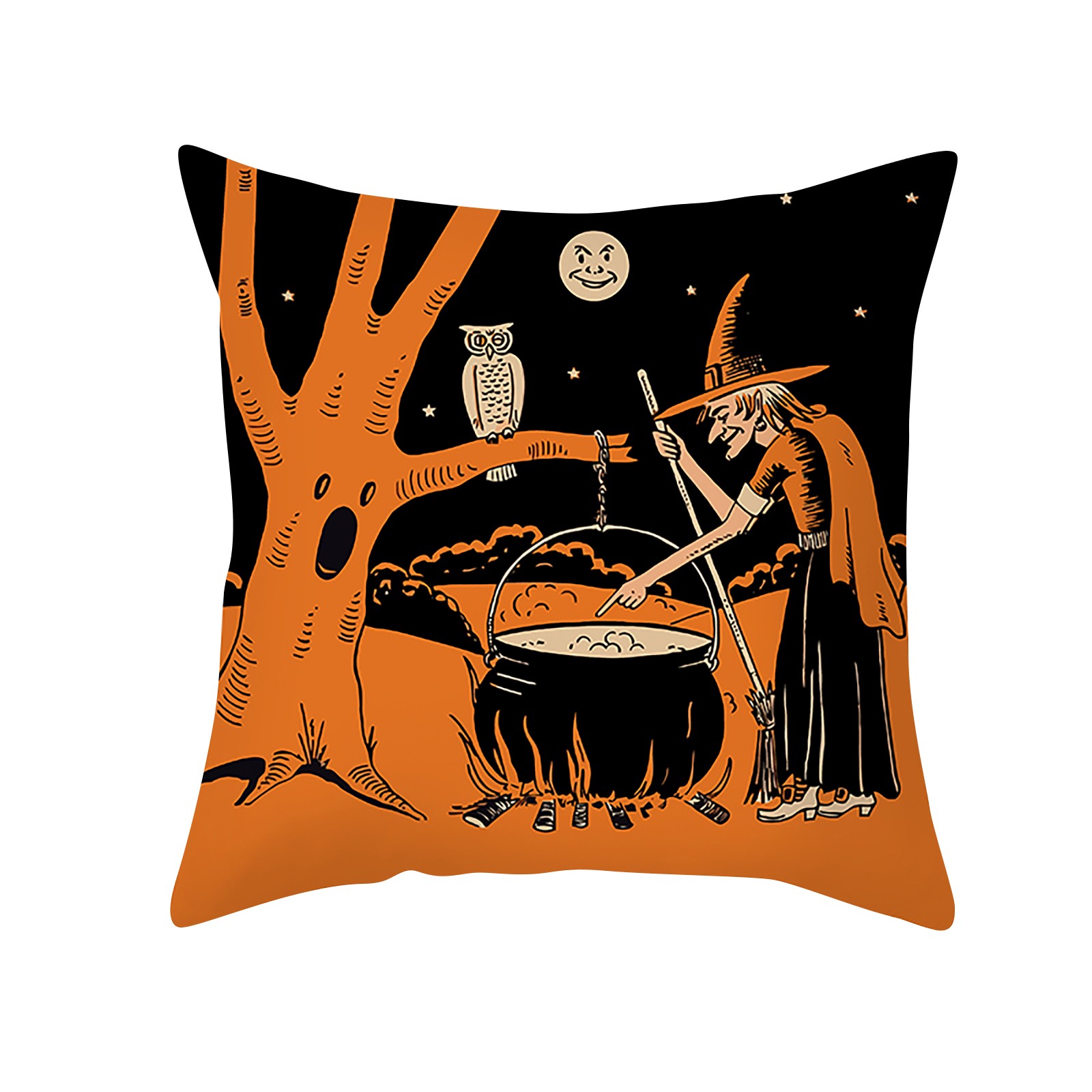 DJKDJL Halloween Decorations Fun Halloween Pillowcase Lumbar Cushion