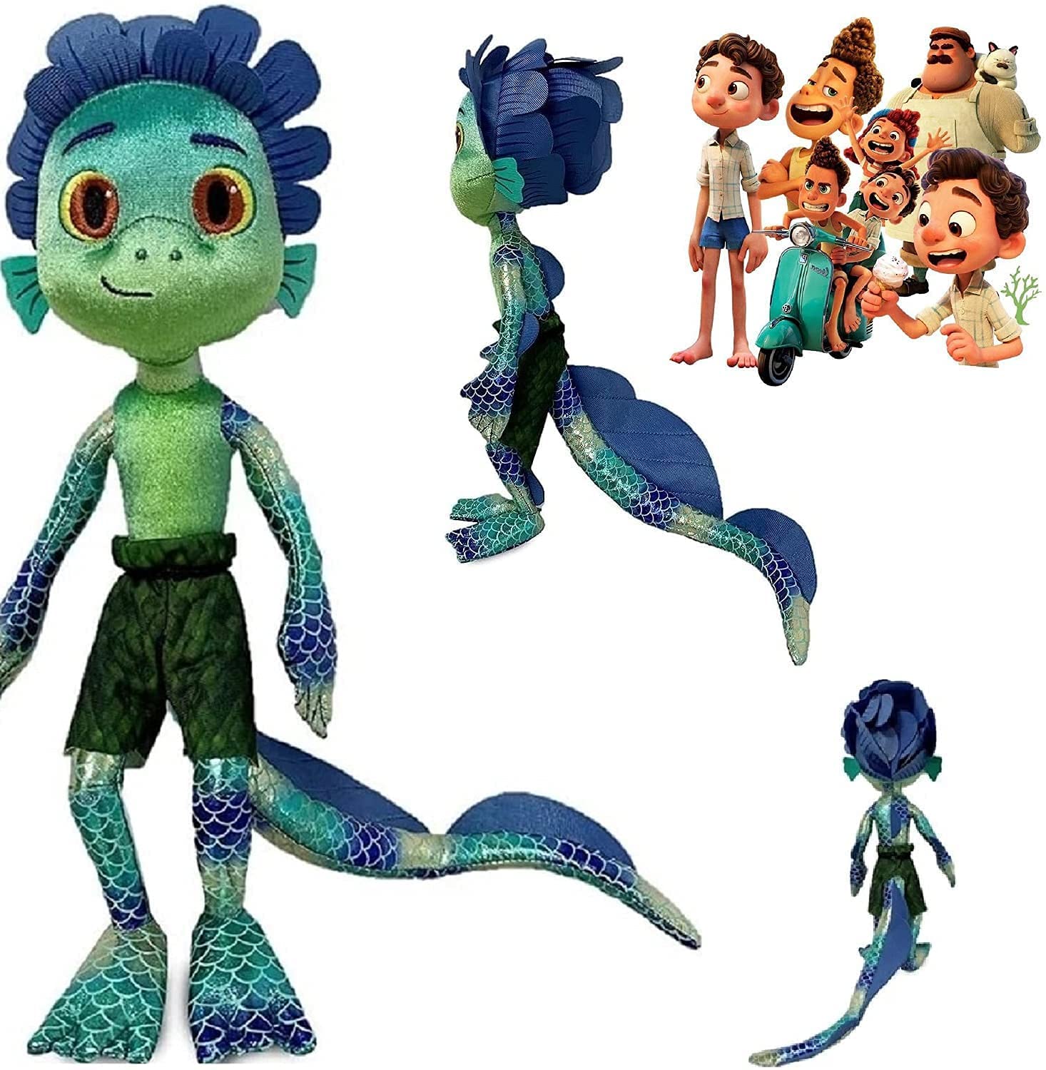 DJKDJL Luca Plush Luca Alberto Seamonster Plush Toy Doll Cartoon Lu-ca