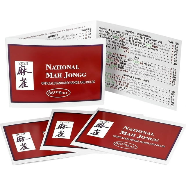DJKDJL Mahjong Tiles,2024 Mahjong Card Tile Games,4PC National Mahjong