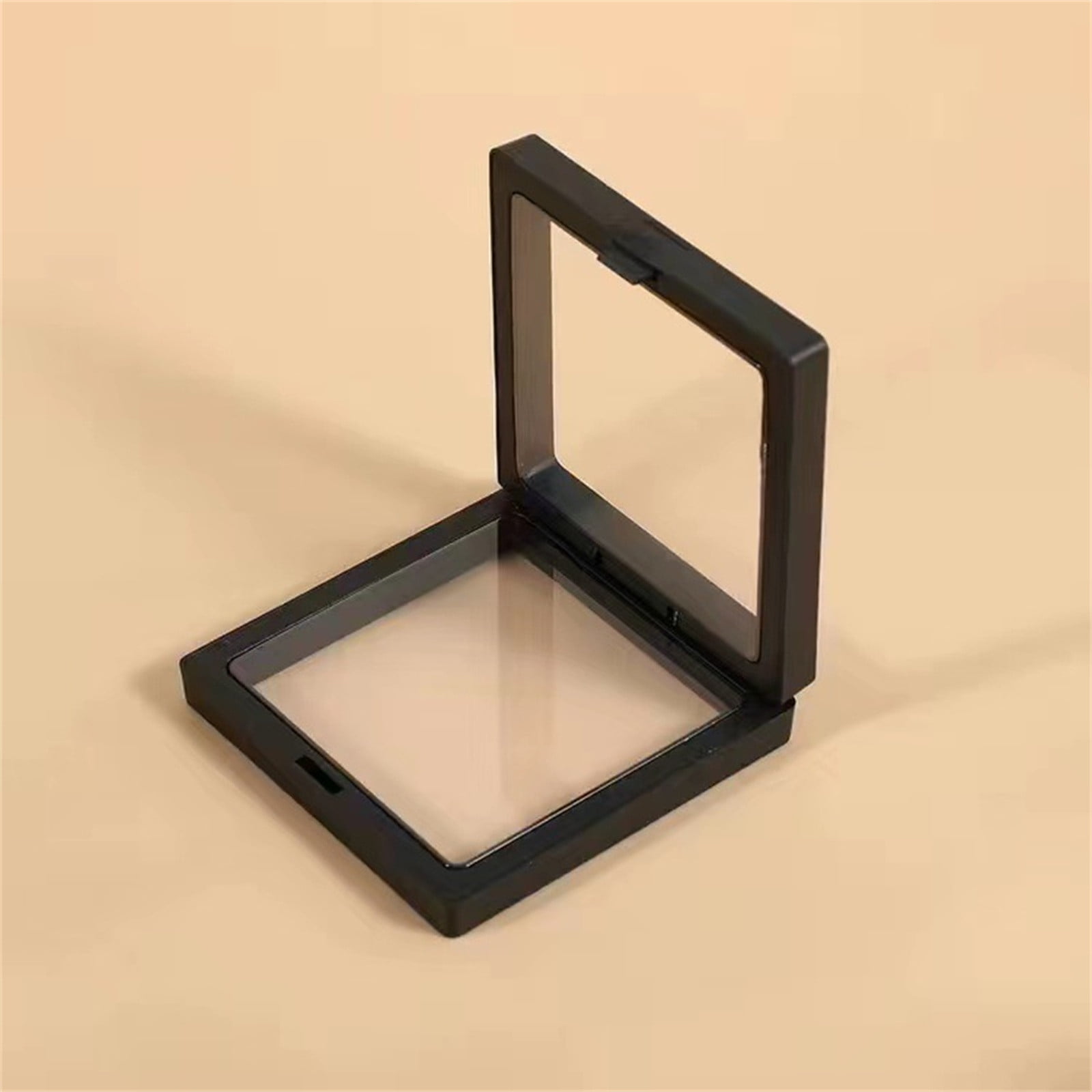 DJKDJL PE Film Jewelry Storage Box Transparent 3D Floating Frame