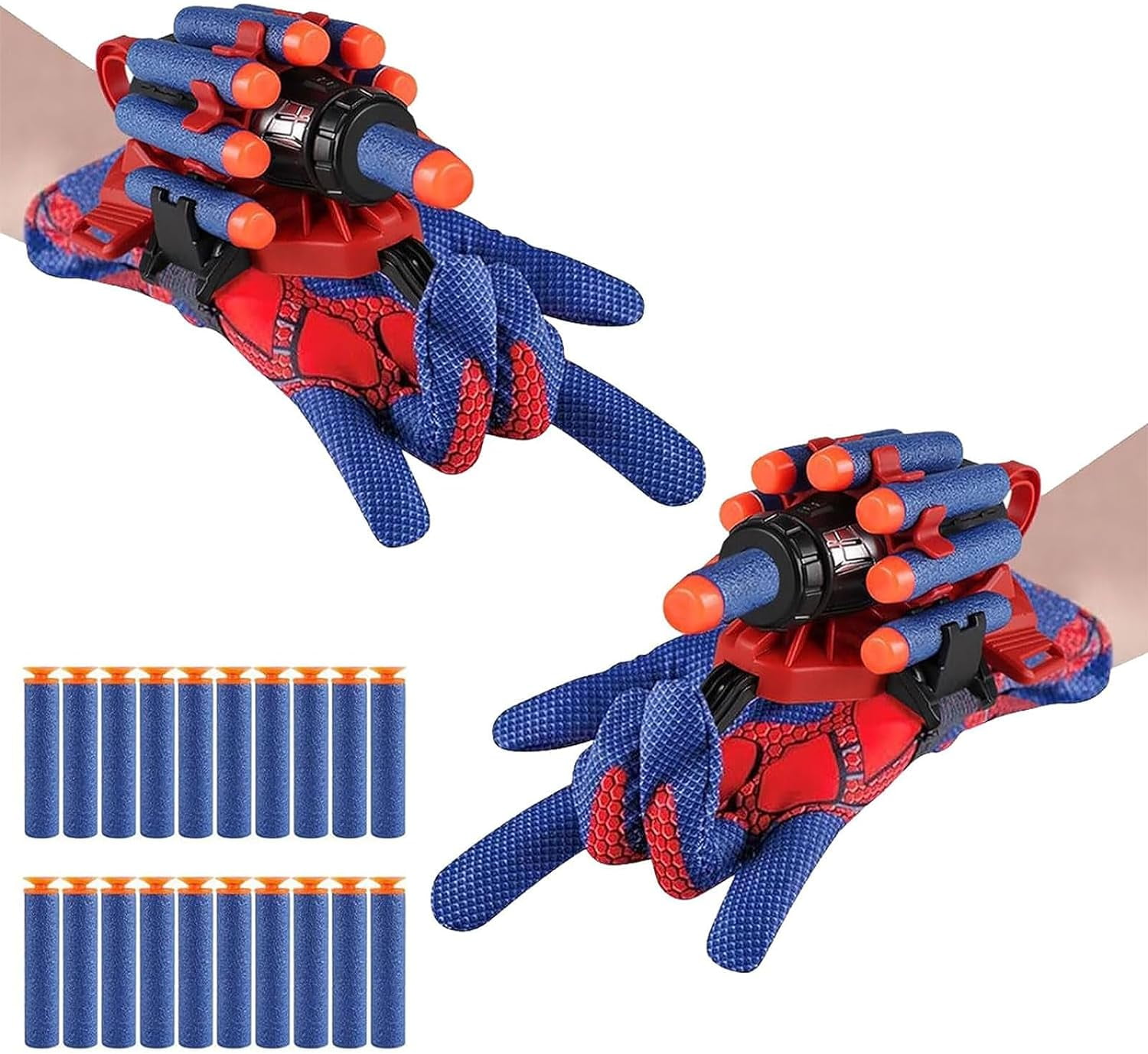 Spider Web Shooter Toy With Gloves - Superhero Wrist Launcher & Suction ...