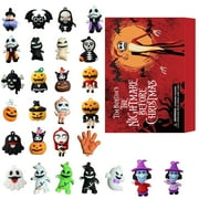 DJKDJL The Nightmare Before Christmas Advent Calendar 2024 27 Pcs Action Figures Set Include Horrible Character Set, Ideal Gifts to Welcome Halloween