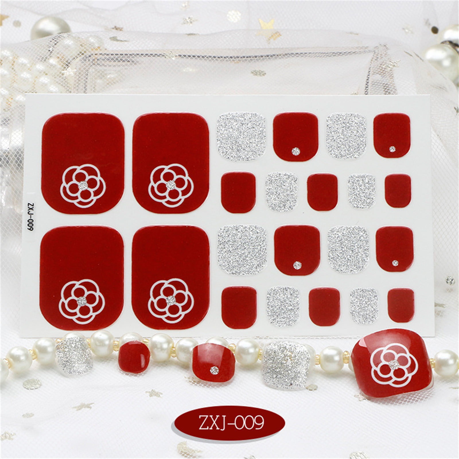 DJKDJL Toenail Sticker Nail Full Cover Nails Stickerwaterproof Nail