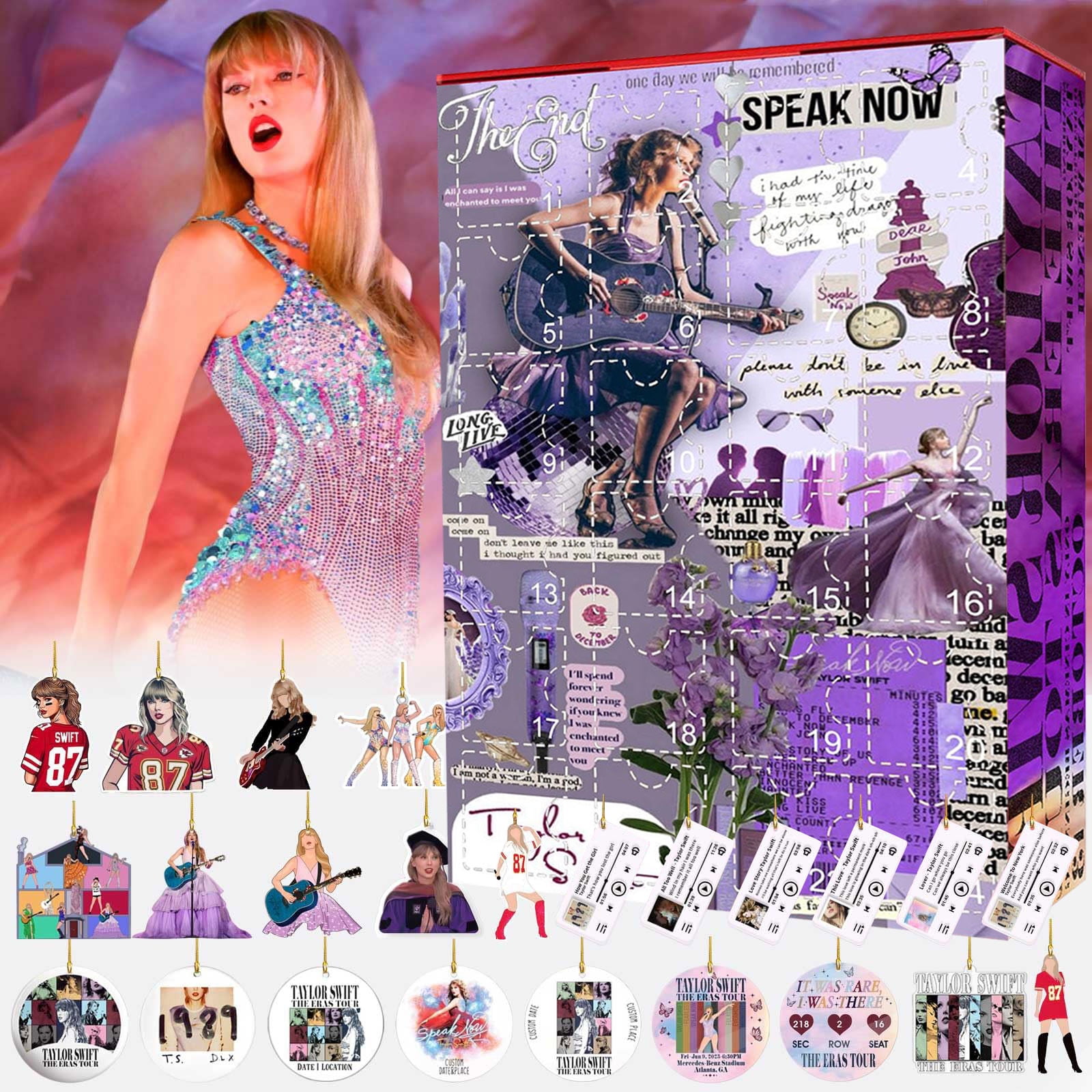 DJKDJL Ttaylor Swift Advent Calendar 2023 Taylor 2023 The Eras Tour