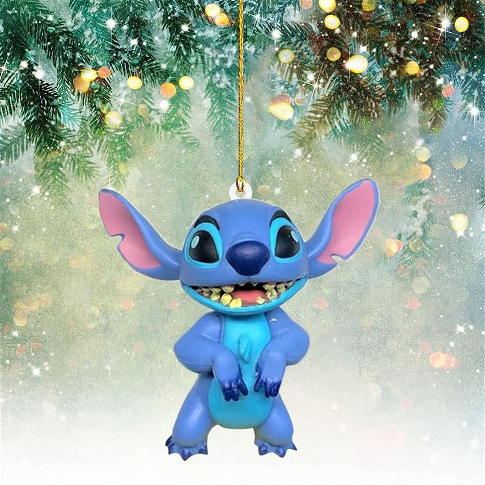 DJKDJL titch Christmas Hanging Decorations - LILO & STITCH 3.15in
