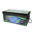 thumbnail image 1 of DJLBERMPW 12V 200Ah Deep Cycle Lithium Battery LiFePO4 200A BMS for RV, Boats, Trolling Motor, Solar Off-Grid, 1 of 6