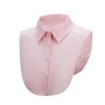 thumbnail image 1 of DJN Detachable Cotton Collar for Women Professional Work Uniform Shirt Collar Office Wear Accessory Pink One Size, 1 of 7