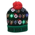 thumbnail image 1 of DJN Santa Hat Santa Hat Holiday for Adults Unisex Comfort Xmas LED Light-up Christmas Hat for Festive Party Christmas Hat, 1 of 2