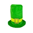 thumbnail image 1 of DJN St. Patrick's Day Top Hat Green Irish Magician Hat with Shamrock Theme Party Hat B One Size, 1 of 6