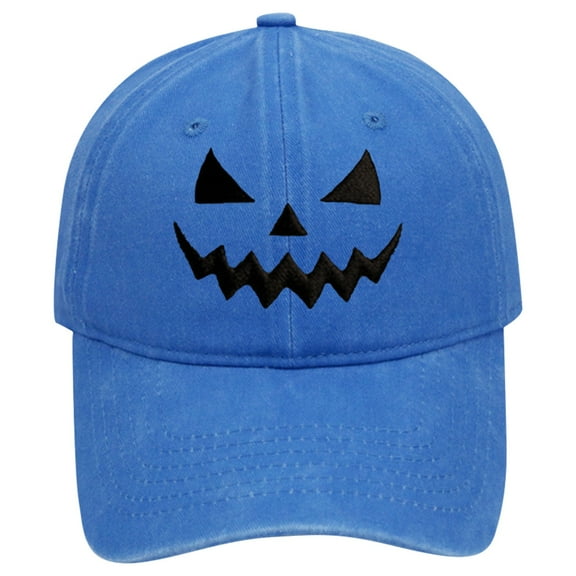 DJN Trucker Hat Pumpkin Head Halloween Baseball Cap (Customizable Design) Hats for Men Women