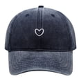 thumbnail image 1 of DJN Trucker Hat Trucker Hats Women | Heart-shaped print Hat | Men & Women Cute Trendy Fashion Baseball Cap Navy One Size, 1 of 7