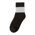 thumbnail image 1 of DJN Women's Coral Velvet Socks Thick Cozy Home Socks with Cute Prints Non-Slip Winter Warm Mid-Crew Socks Black One Size, 1 of 8