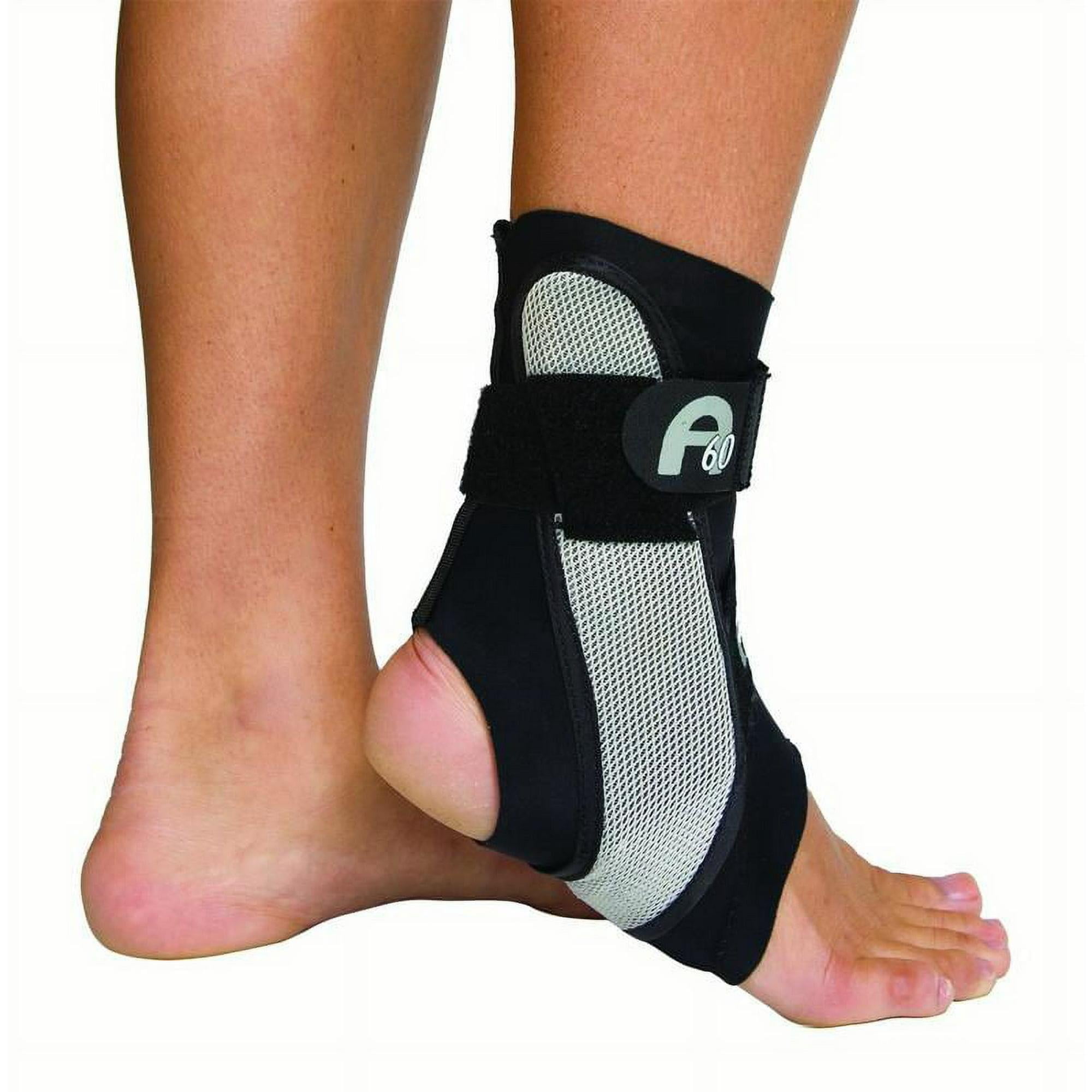 DJO 02TLL Aircast A60 ANKLE SUPPORT Brace Left M 12+ W 13.5+	 - Black - LG (Each)
