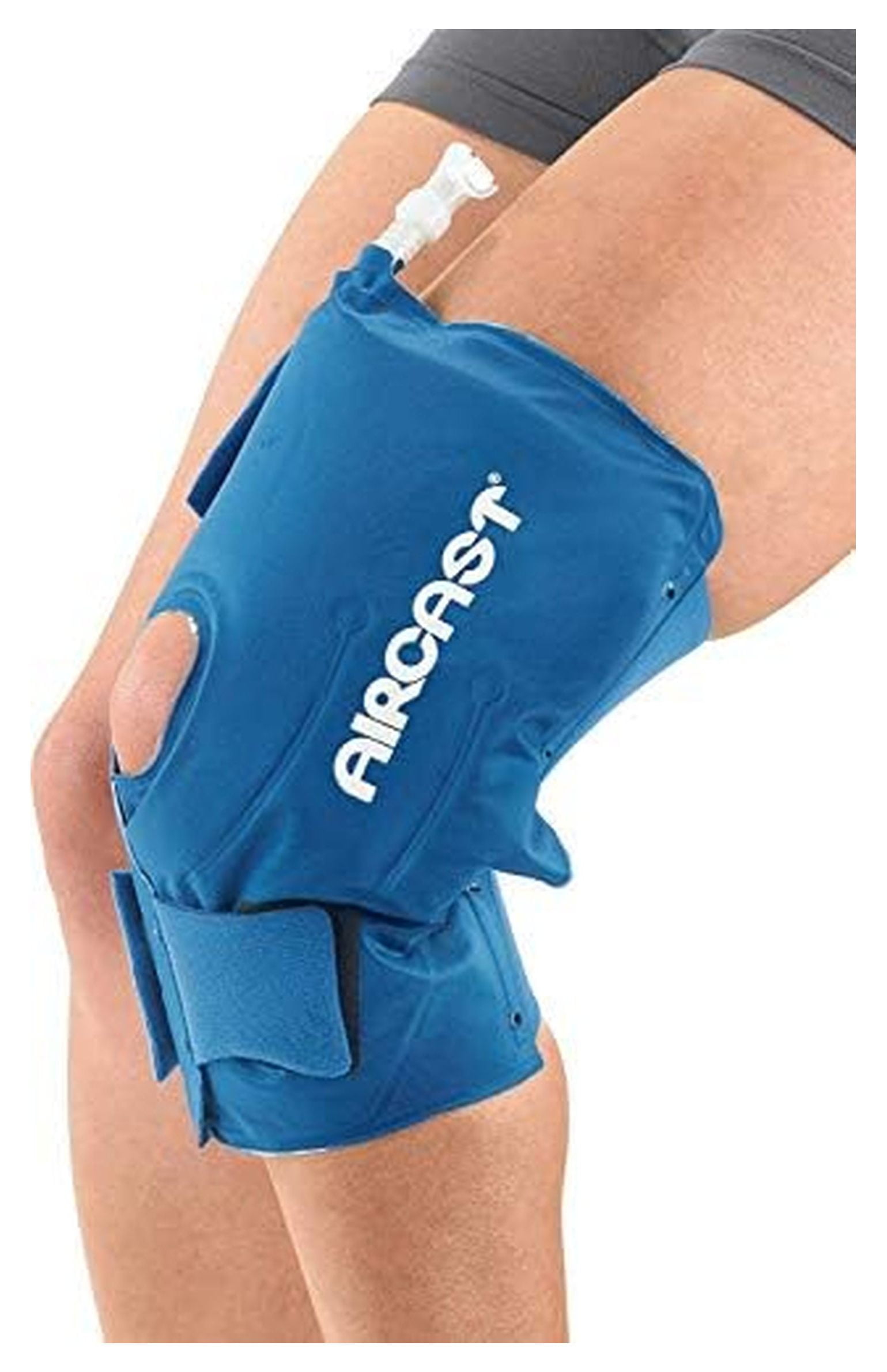 DJO Aircast Cryo/Cuff Knee Cuff - Medium Size, Pain & Swelling Relief For Knee Injuries