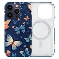 DJROW 4 Pack Butterfly Pattern PBT Phone Case Shockproof Phone Case TPU