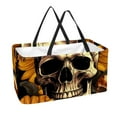 DJROW Skull Pattern Reusable Grocery Bag Portable Folding Picnic