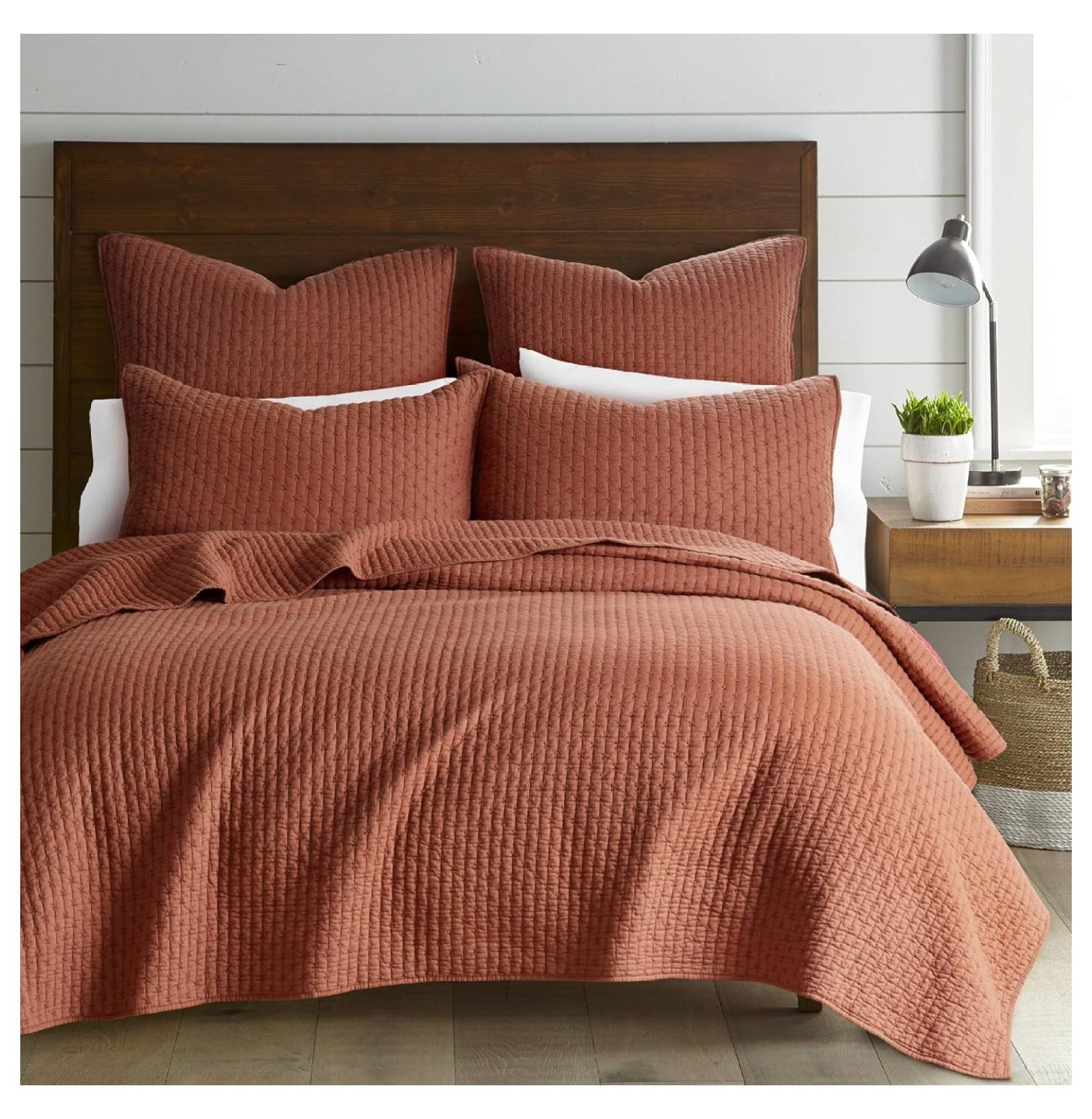 Adobe Cotton Reversible Full Quilt Set