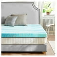 DJWCB Mattress Topper Full, Cooling Gel Infused Memory Foam Bed Toppers