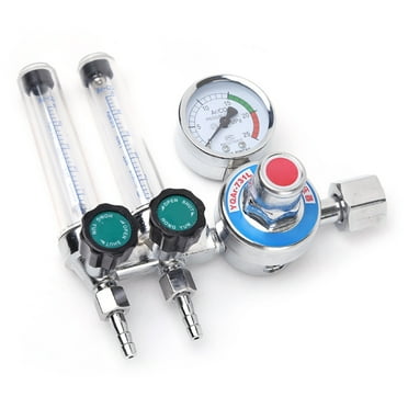 DJZ Argon Welding Double tube Flowmeter Gas Regulator Gauge Argon Pressure Reducer Pressure Reducer
