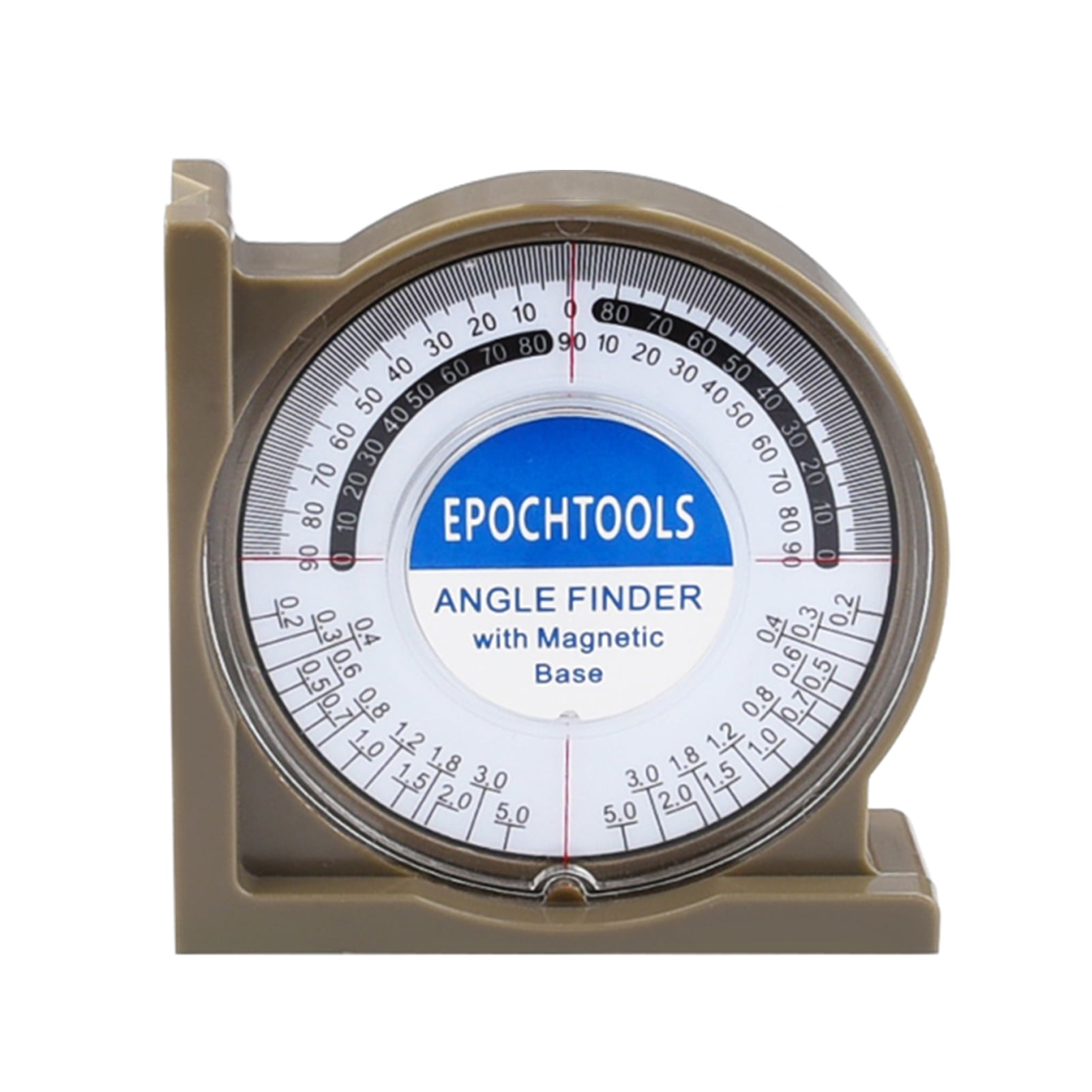 DJZ Protractor - Magnetic Base Angle Finder, ABS Plastic, Accurate ...