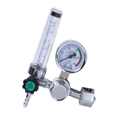 DJZ Small Size Argon Flow Meter Air Regulator Gauge - Argon Pressure Reducer - Weld Mig Tig Pressure Reducer