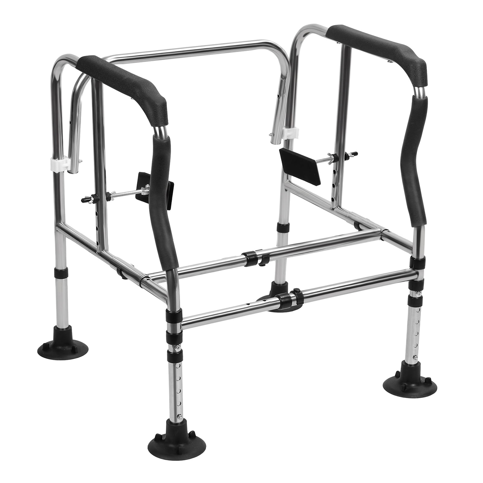 DJZ Toilet Safety Rail Adjustable Height & Width Toilet Safety Frame ...
