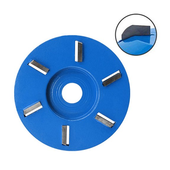 DJZ Wood Carving Disc - 6 Teeth, Smooth Precise Carving, Easy Installation, Multipurpose Stump Remover, Angle Grinder Wood Carving Disc