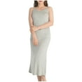 thumbnail image 1 of DJskiyers Long Bodycon Dress Maxi Dress for Women Maxi Slip Dress Long Sleep Dresses for Women Fitted Maxi Dress Bodycon, 1 of 3