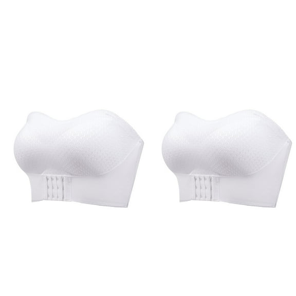 DJskiyers Push up Strapless Bras for Women Seamfree Bandeau Bra Padded Wireless Daily Bra Tube Top Bra Non-Silp Everyday Bra