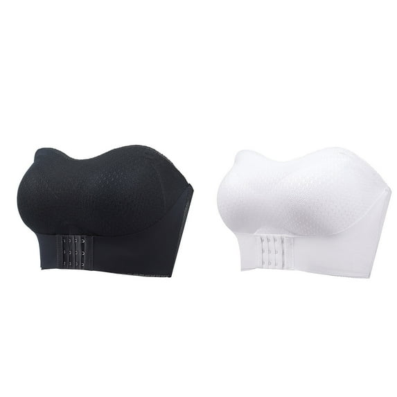 DJskiyers Push up Strapless Bras for Women Seamfree Bandeau Bra Padded Wireless Daily Bra Tube Top Bra Non-Silp Everyday Bra
