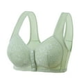 thumbnail image 1 of DJskiyers Women's Front Snap Push Up Bra Breathable Everyday Bras No Underwire Bralette Full Support Sports Bra Plus Size Daily Bra, 1 of 2