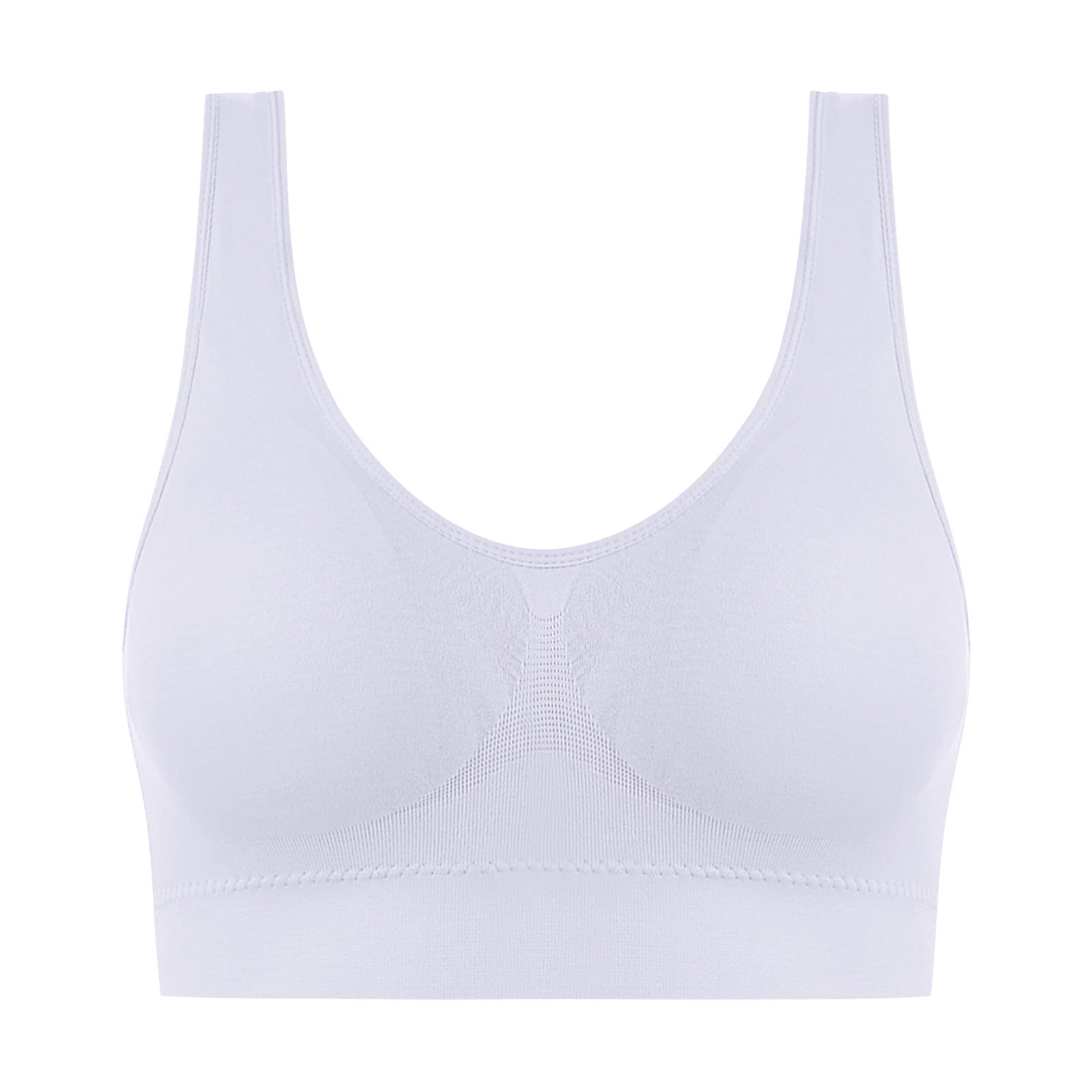 Kovlvoll 4pc Women Sports Bras Plus Size Wirefree Without Steel Ring Full Coverage Push Up Workout Running Yoga Bra