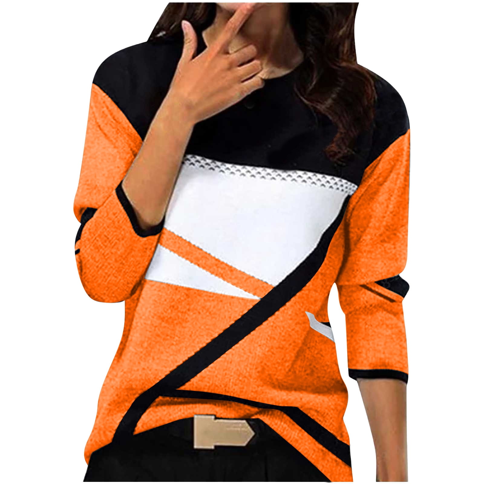DJskiyers Women's Tops for Work, Ladies Casual Shirts Long Sleeve ...