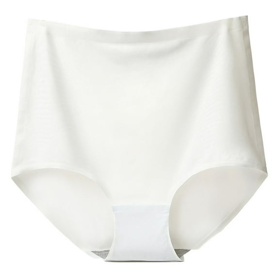DJskiyers Womens Seamless Underwear Tummy Control Briefs High Waisted Panties Breathable Plus Size Panty Full Coverage Underpants