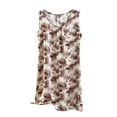 thumbnail image 1 of DJskiyers Womens Sleepwear Print Oversized Nightgown Soft Comfort Pajama Floral Sleeveless Tshirts Dress Casual Trendy Nightdress, 1 of 3