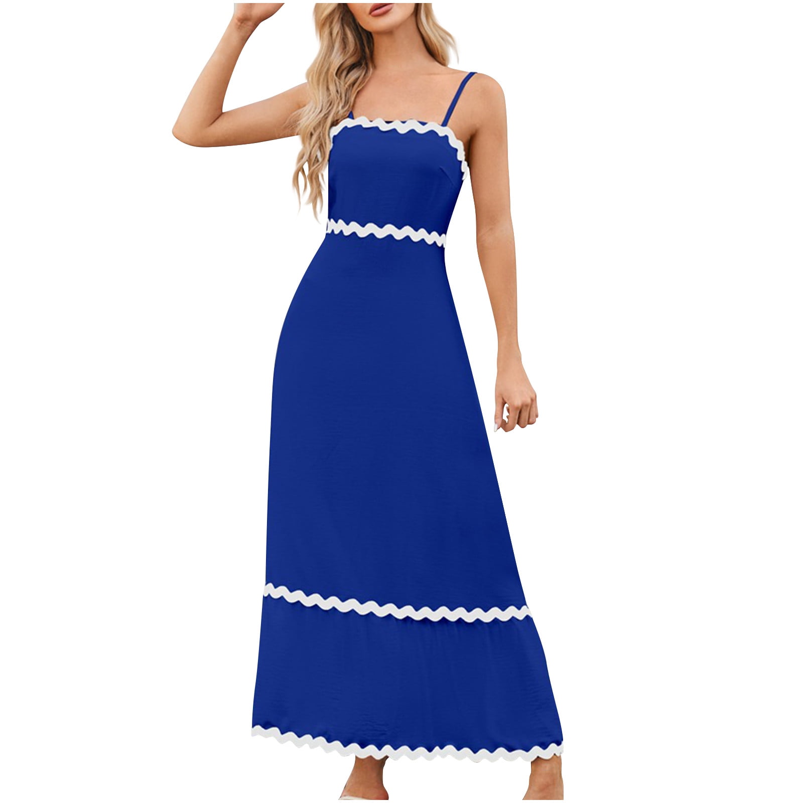 Women's Corset Dress - High Waist Pleated Swing Dress For Wedding Guest & Party Wear