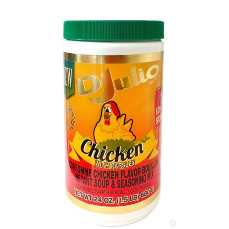 DJulio Low-Sodium Chicken Bouillon With Parsley - Consome De Pollo