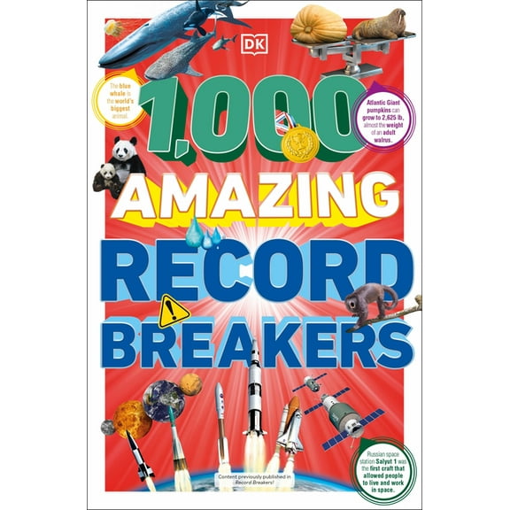 DK 1,000 Amazing Facts 1,000 Amazing Record Breakers, (Paperback)