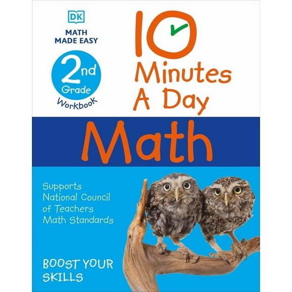 DK 10-Minutes a Day 10 Minutes a Day Math, 2nd Grade, (Paperback)