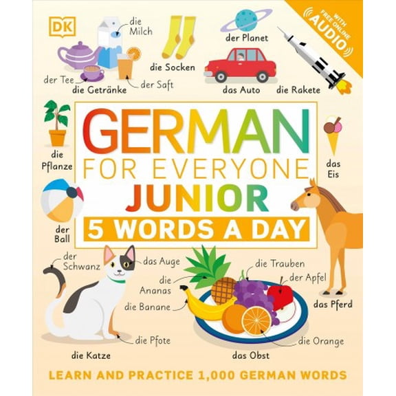 Pre-Owned DK 5-Words a Day: German for Everyone Junior: 5 Words a Day (Paperback)