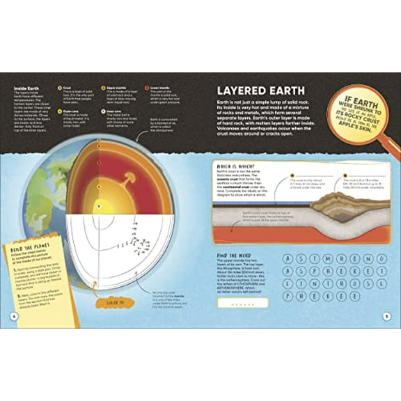 Pre-Owned Volcanoes and Earthquakes: More Than 100 Brain-Boosting Activities That Make Learning Easy and Fun (Paperback) by DK