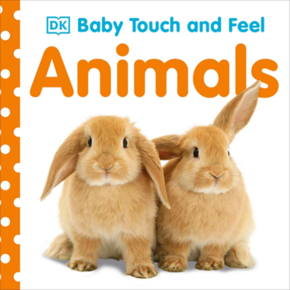 Baby Touch and Feel Animals Board Book with Colorful Illustrations
