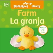 DK Bilingual Pop-Up Peekaboo! Farm / la Granja Bilingual edition Board Book