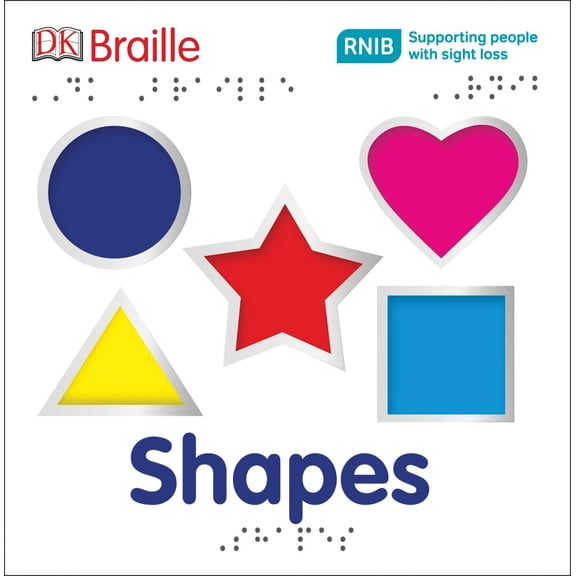 DK Braille Shapes Board Book Ages 2-5