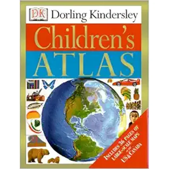 Pre-Owned DK Children Dorling Kindersley Children's Atlas Hardcover Revised Edition, English