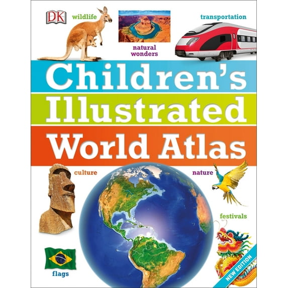 DK Children's Illustrated Reference: Children's Illustrated World Atlas (Hardcover)